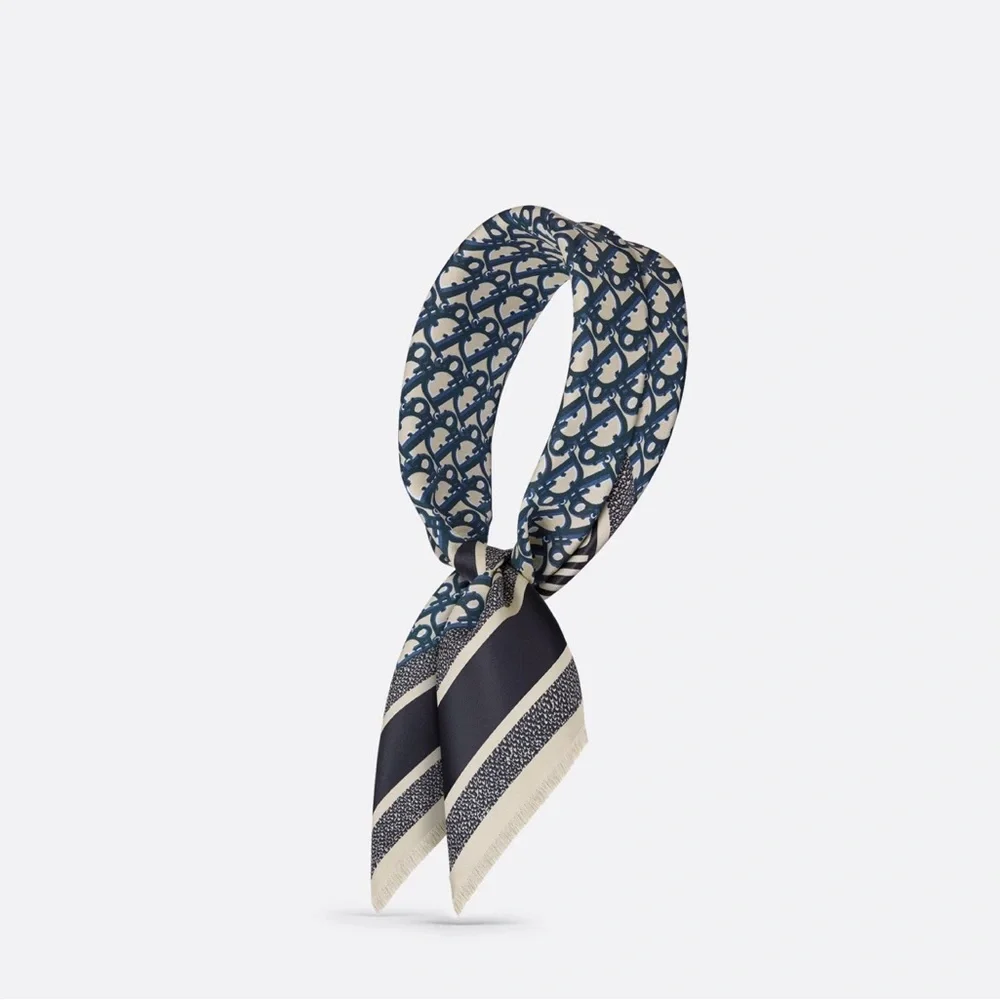 Dior Oblique Diortwin 70 Square Scarf